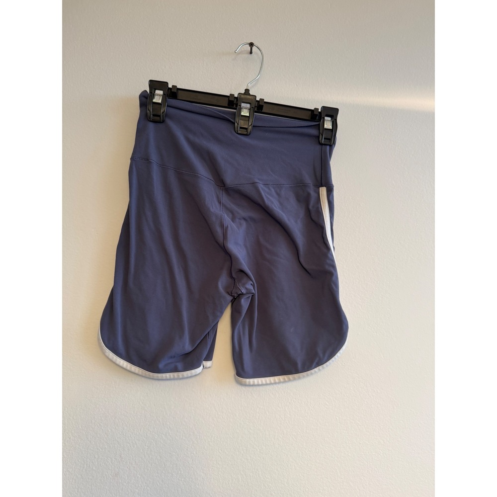 OFFLINE by Aerie Real Me Xtra Bike Shorts Blue High Rise Dolphin Hem Size Medium - Picture 3 of 7